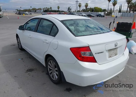 2012 Honda Civic Ex z USA, uszkodzony, nr VIN 2HGFB2F80CH305707